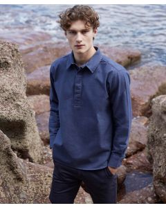 Front Row Pullover Drill Shirt – Durable, Smart & Comfortable Fit, Workwear-Inspired, Heavy Garment Wash