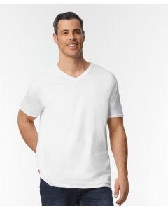Gildan Softstyle V-Neck T-Shirt – Soft Ringspun Cotton, Semi-Fitted