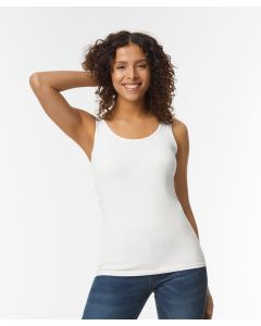 Gildan Softstyle Women's Tank Top - Fitted Silhouette, Twin-Needle Bottom Hem