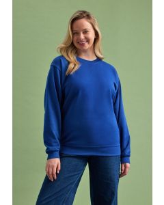 Uneek Clothing Eco Sweatshirt - Sustainable Fabric Soft Touch Long-Lasting Wear, Lycra Ribbed Cuffs, Welt and Neck, Reactive Dyed
