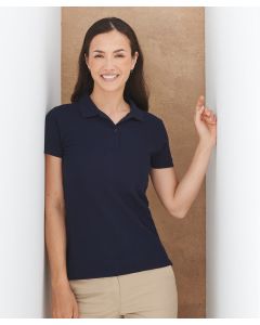 Henbury Women's Micro-Fine Piqué Polo Shirt – Modern Ladies Fit With Shaped Side Seams, Short Point Collar, Fitted Sleeve