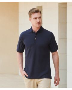 Henbury Ultimate 65/35 Polo Shirt – Durable, Easy-Care, Wide Size Range, Side Vents, 3 Button Placket for Adjustable Comfort and Style
