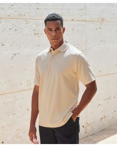 Henbury Coolplus® Polo T-Shirt – Flat Collar, Side Vents, Sweat-Wicking, Short Sleeves, Button Placket