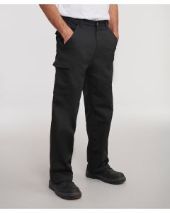 Russell Europe Polycotton Twill Workwear Trousers – Durable Yet Comfortable Everyday Gear, Extendable Waistband