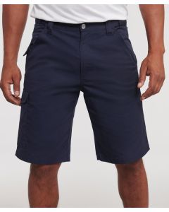 Russell Europe Polycotton Twill Workwear Shorts – Durable, Comfortable and Functional, Contemporary Design, Extendable Waistband