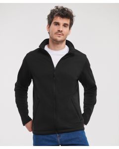 Russell Europe Smart Softshell Jacket – Breathable, Microfleece Lined, Tailored Fit, 2 Zipped Pockets, Reverse Zippers
