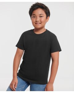Russell Europe Kids’ T-Shirt – Durable Cotton Blend, 2cm Fashionable Collar, Shoulder-to-Shoulder Taping, Tubular Body