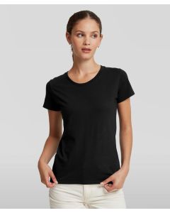 Russell Europe Women's Authentic Classic T-Shirt – Soft Cotton, Everyday Comfort, Single-needle Top Stitching, Rib Knit Collar
