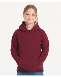 AWDis Just Hoods Kids Organic Cotton Hoodie - Double-Fabric Hood, Ribbed Cuffs