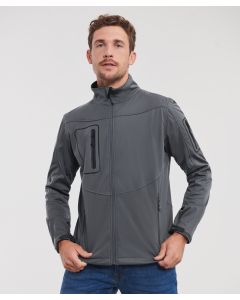 Russell Europe Sports Shell 5000 Jacket – Waterproof Softshell with 5000 mm Membrane & Body-Fit Cut, Zips on Sleeve