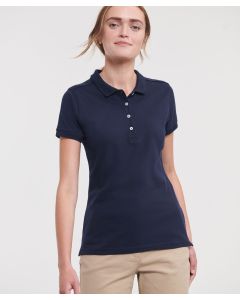 Russell Europe Women’s Stretch Polo – Modern Fit, Everyday Comfort and Lasting Style, Impressive Styling Details