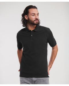 Russell Europe Classic Cotton Piqué Polo – Neck Tape for Wearer Comfort and Durability, Classic Style Flat Knit Cuff