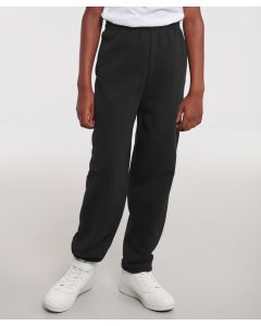 Russell Europe Kids' Sweatpants – 50/50 Combed Cotton-Poly, Elastic Cuffs, 2 Side Pockets, Elasticated Leg Ends, Elasticated Waistband