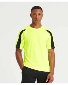 AWDis Just Cool Contrast Sports T-Shirt – Lightweight Polyester, Moisture-Wicking