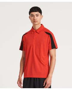 AWDis Just Cool Contrast Short-Sleeved Polo - Raglan Sleeves, Taped Back Neck