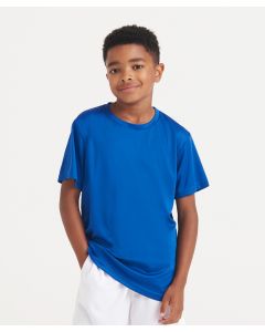 AWDis Just Kids Cool Smooth T-Shirt with Classic Crew Neck – Wicking Fabric