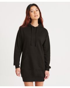 AWDis Just Hoods Cotton Hoodie Dress - Brushed Inner Fleece, Kangaroo Pocket