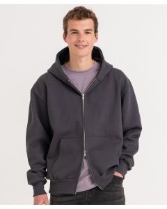 AWDis Just Hoods Signature Heavyweight Zoodie - Double-Fabric Hood, Ribbed Cuffs