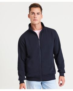 AWDis Just Hoods Campus Full-Zip Sweatshirt - Ribbed Cuffs and Hem, YKK Zip
