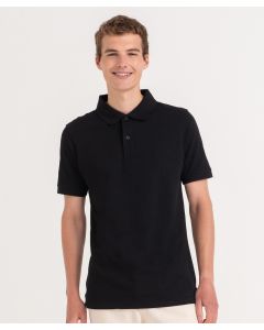 AWDis Just Polo's Stretch Cotton Polo - Cuffed Sleeves, Taped Neck