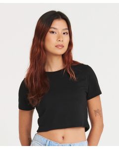 AWDis Just T’s Women’s Tri-Blend Cropped Tee – Contemporary Cut, Everyday Top