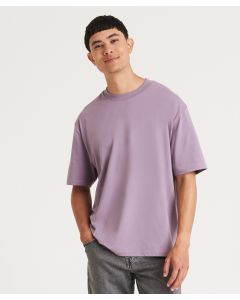 AWDis Just T's Oversized Cotton T-shirt - Crew Neck Tee with Set-in Sleeves