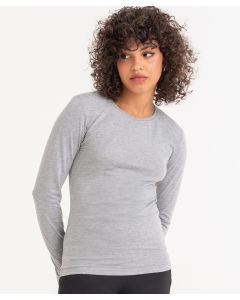 AWDis Just T’s Women’s Tri-Blend Long Sleeve Tee – Soft, Sleek, Versatile Top