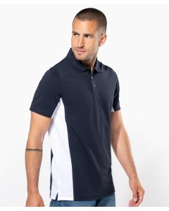 Kariban Bi-Colour Polo T-Shirt – Short Sleeves, Contrast Arm & Sides, Self-Fabric Cuffs, Rib Collar, Pique Knit
