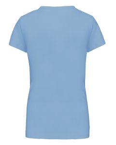 Kariban Ladies' Short-Sleeved T-Shirt – V-Neck with Neck Tape, Fitted for Feminine Look, Twin-Needle Cuffs & Hem