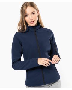 Kariban Ladies Softshell Jacket – Ideal for All Seasons, Shielded, Zip Through Front, 2 Zip Closing Side Pockets, 1 Zip Closing Left Sleeve Pocket