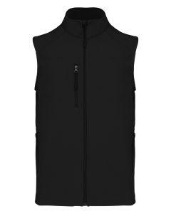 Kariban Men's Softshell Bodywarmer – Sleeveless, Zip Front, Microfleece Inner, 3000 gsm/24h Breathable, 8000 mm Water Resistant