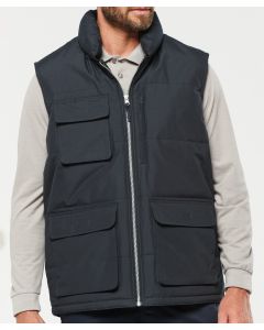 Kariban Quilted Bodywarmer – Lightweight, 4 Outer Pockets, 2 Bottom Pockets with Flap and Tear Release Fastening