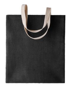 Kimood 100% Natural Yarn Dyed Jute Bag – Reusable Natural Tote, Eco-Friendly, Soft Dyed Yarn Jute Bag