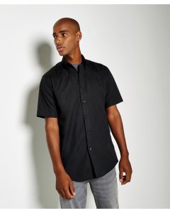 Kustom Kit Workforce Shirt - Short Sleeves, Classic Fit, Optional Chest Pocket, Spare Buttons