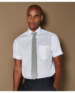 Kustom Kit Premium Corporate Shirt for Men – Short Sleeves, Classic Fit, Wrinkle-Free Taped Seams, Left Chest Pocket