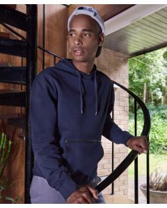 Kustom-Kit Regular Fit Piqué Hoodie With Zipped Pocket – 80% Cotton, 300gsm, Unisex
