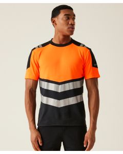 Regatta High Visibility Hi-Vis X-Pro T-shirt (Class1) – Recycled Breathable Tee