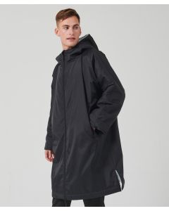 Finden & Hales All Weather Robe – Oversized, Water-Resistant, Fleece Lining, Three Piece Hood, Zipped Pockets