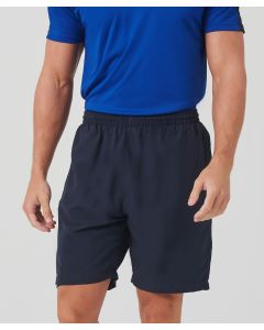 Finden & Hales Microfibre Shorts for Men – Elasticated Waist with Inner Drawcord, Mesh Lined, Side Zip Pockets