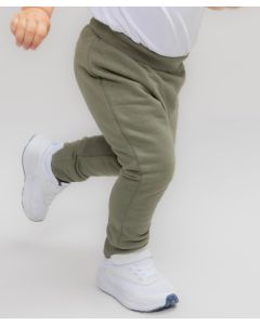 Larkwood Sustainable Joggers – Eco-Friendly, Organic Cotton, Self-Fabric Knitted Rib at Folded Waistband and Cuffs