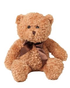 Mumbles Brumble Bear - Plush Teddy Bear, Soft Toy Gift, Stuffed Animal Kids, Baby Safe, Keepsake Toy, Ribbon Accent