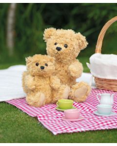 Mumbles Classic Jointed Teddy Bear - Soft Plush Toy, Traditional Stuffed Animal Gift, Baby Safe, Keepsake Bear