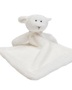 Mumbles Lamb Snuggy - Baby Comforter, Soft Plush Blanket with Zip Access for Embroidery, Infant Gift Toy
