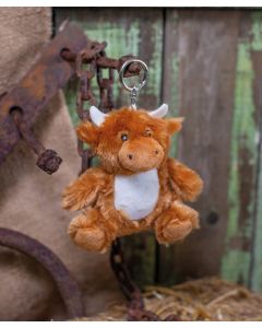 Mumbles Binx Bear - Keyring & Fridge Magnet Teddy with Removable T-Shirt, Soft Plush Gift Toy, Compact Size