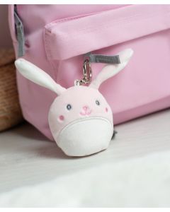 Mumbles Character Keyring - Plush Clip-On Mini Toy with Print Panel for DTF Vinyl Sublimation, Custom Keychain Gift