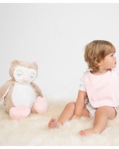 Mumbles Zippie Owl - Plush Soft Toy with Zip Access for Embroidery, Personalised Stuffed Owl, Removable Filling