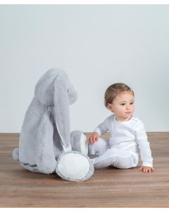 Mumbles Giant Zippie Bunny - Plush Soft Toy, Customisable Embroidery Teddy, Zip Access Design, Removable Filling