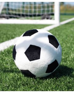 Mumbles Zippie Football - Plush Soft Toy Ball with Zip Access & Removable Inner stuffing for Embroidery Gift Football