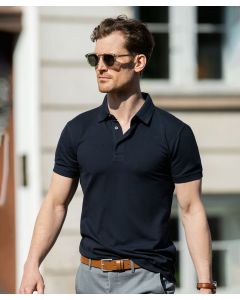 Nimbus Harvard Classic – Stretch Deluxe Polo – Soft Cotton-Blend Comfort & Durability, Three-Button Placket