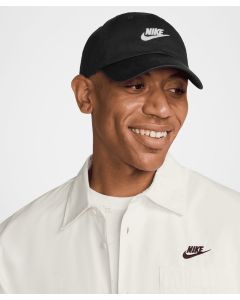 Nike Club Cap – Swoosh Logo, Classic Style, Versatile, Cotton Twill, Mid-Depth Design, Excess Back Strap, Back Closure